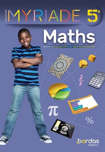 Couverture de Myriade - Maths 5e