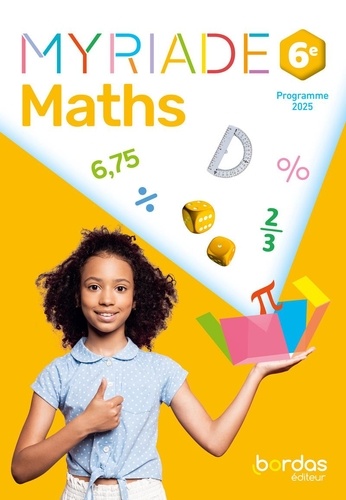 Couverture de Myriade - Maths 6e