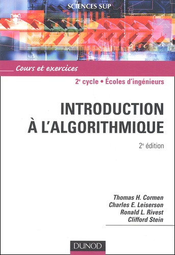 Couverture de Introduction à l'algorithmique