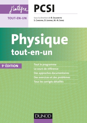Couverture de Physique tout-en-un PCSI