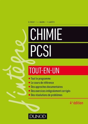 Couverture de Chimie tout-en-un PCSI