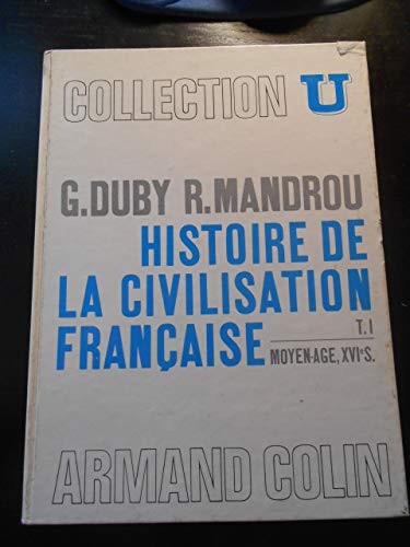 Couverture de Histoire de la civilisation française