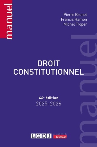 Couverture de Droit constitutionnel
