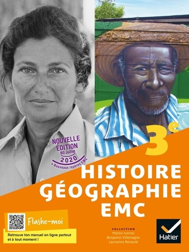 Couverture de Histoire géographie EMC 3e